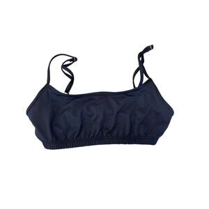 Frankie’s Bikini Swim Top Black Womens Medium